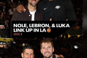 星空体育-现场观战湖人，德约科维奇晒与詹姆斯和东契奇合照